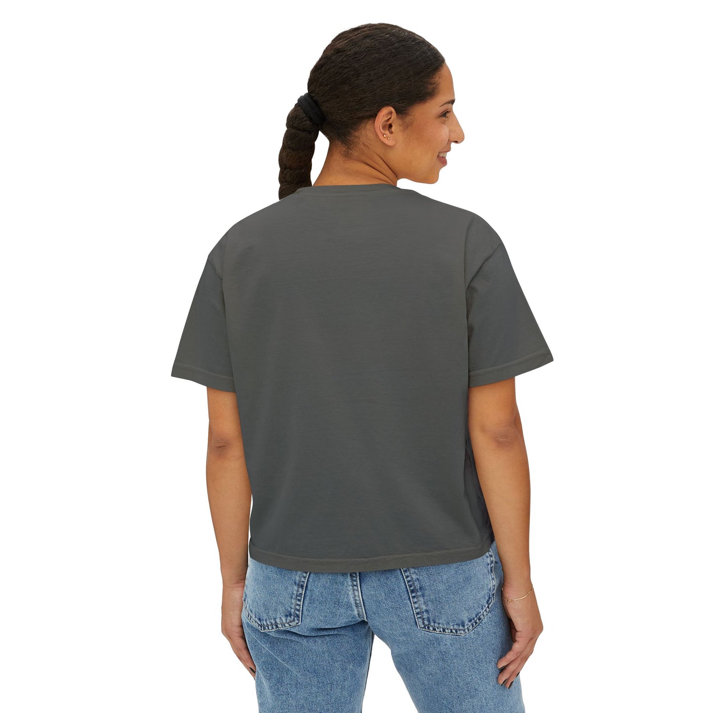 "Never Quit" Women's Boxy Tee