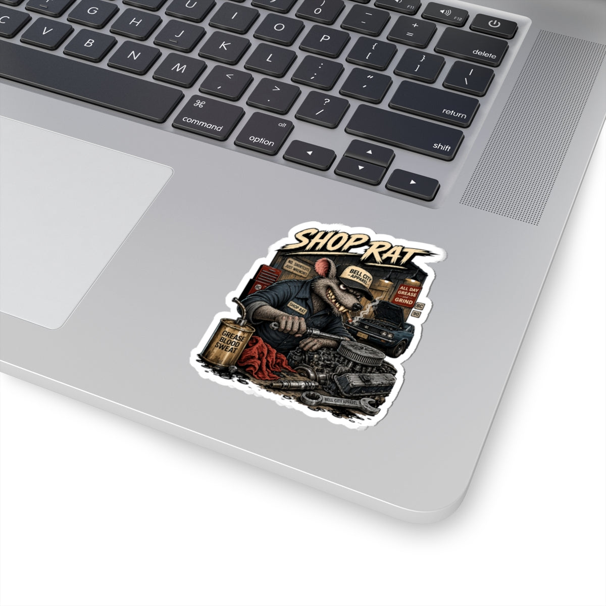 Shop Rat Kiss-Cut Sticker