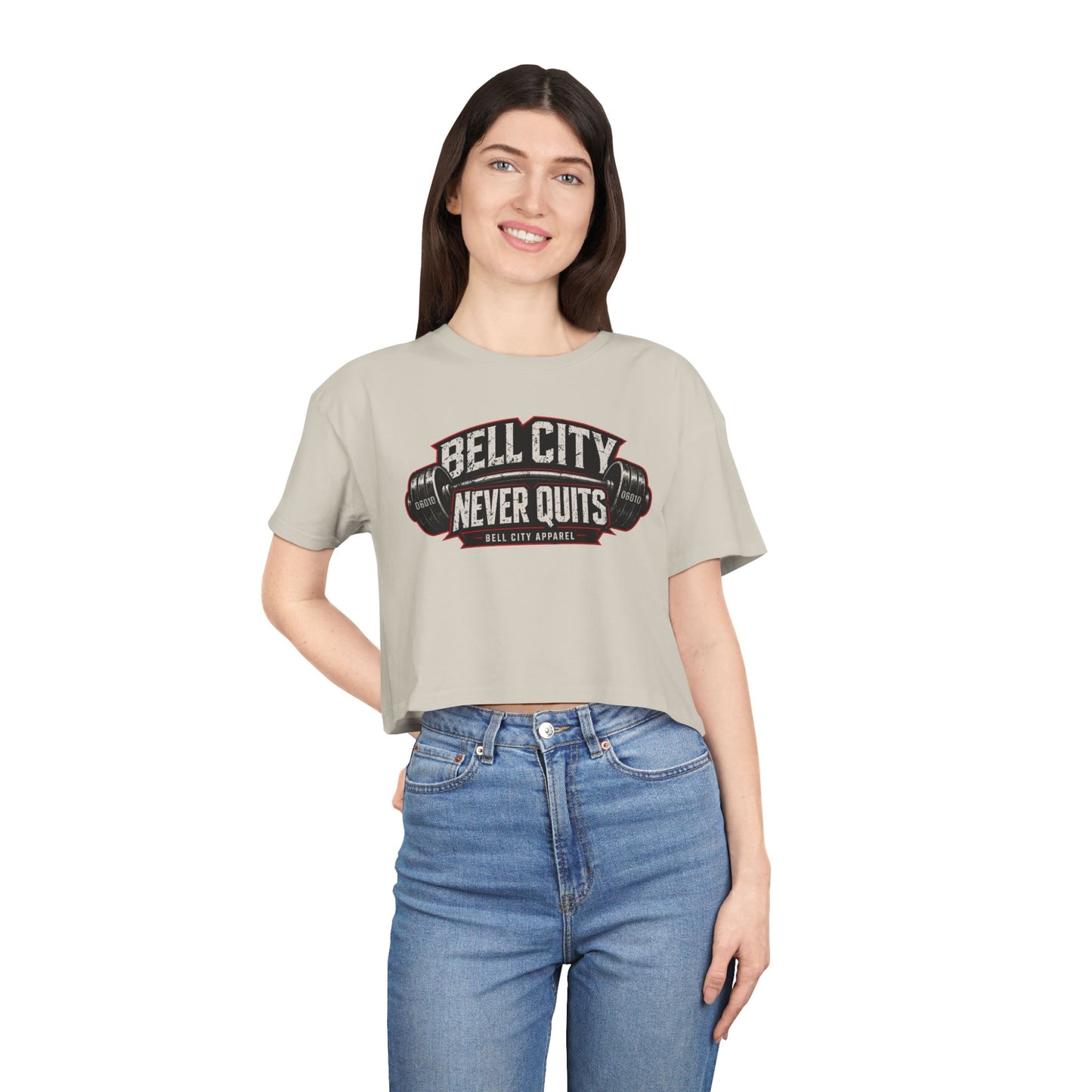 Bell City Never Quits Crop Top