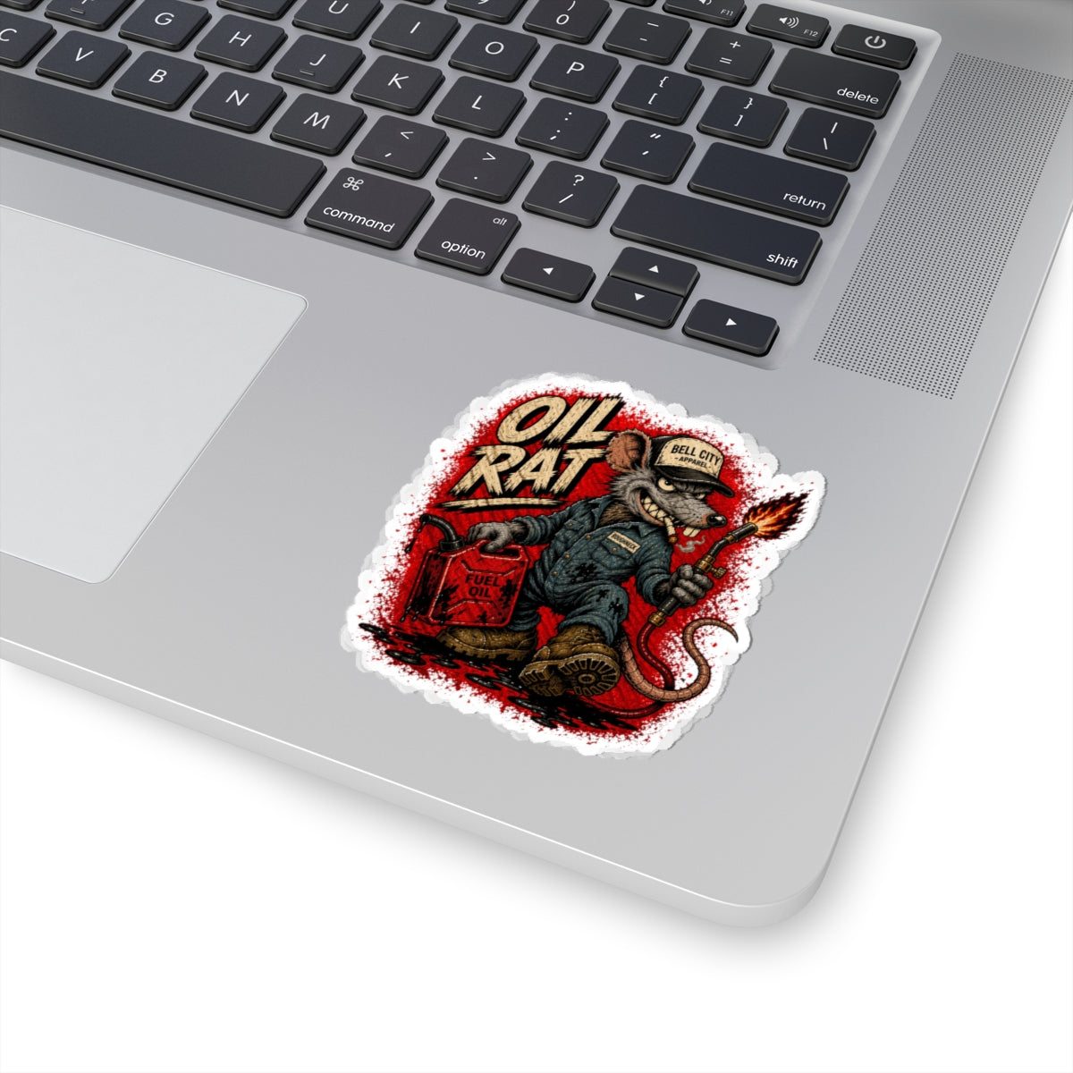 Oil Rat Kiss-Cut Sticker