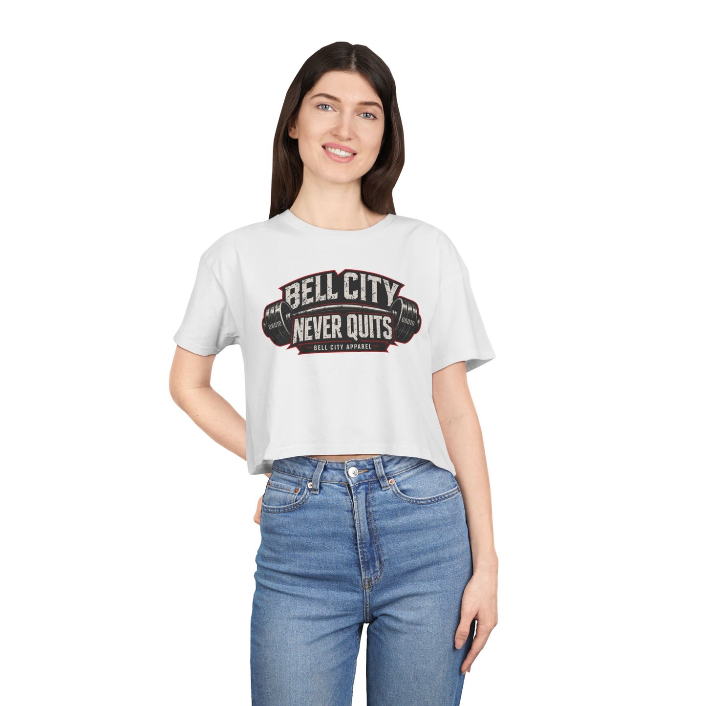 Bell City Never Quits Crop Top