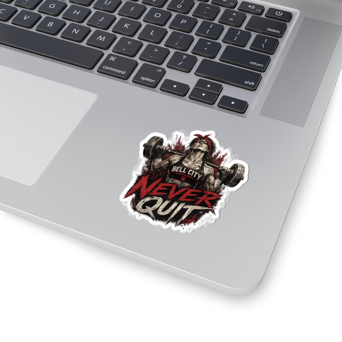 "Never Quit" Kiss-Cut Sticker