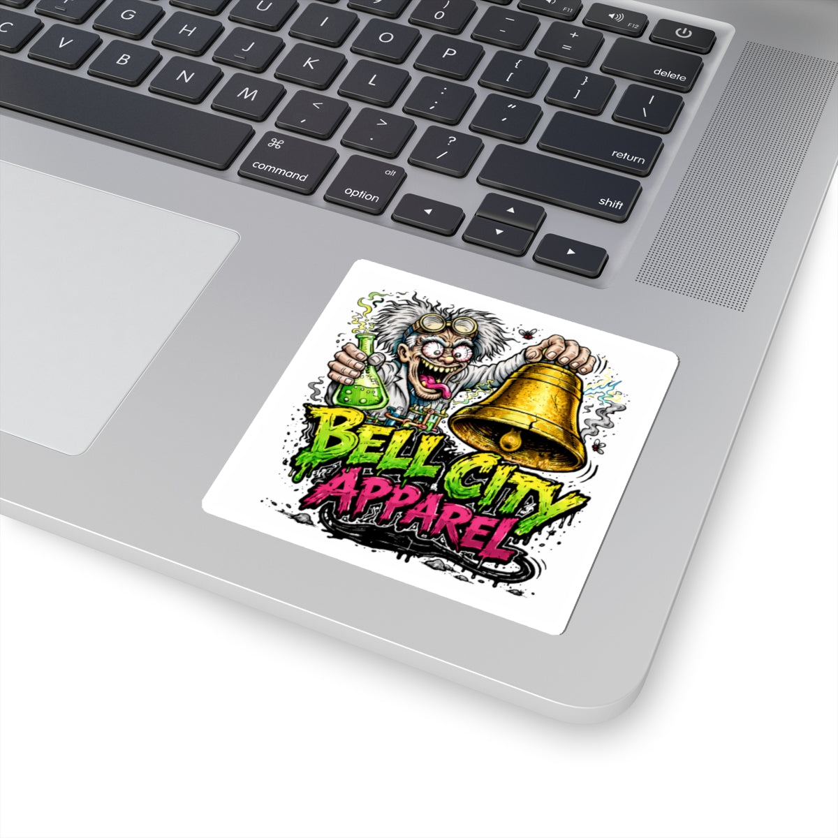 Mad Scientist Kiss-Cut Sticker