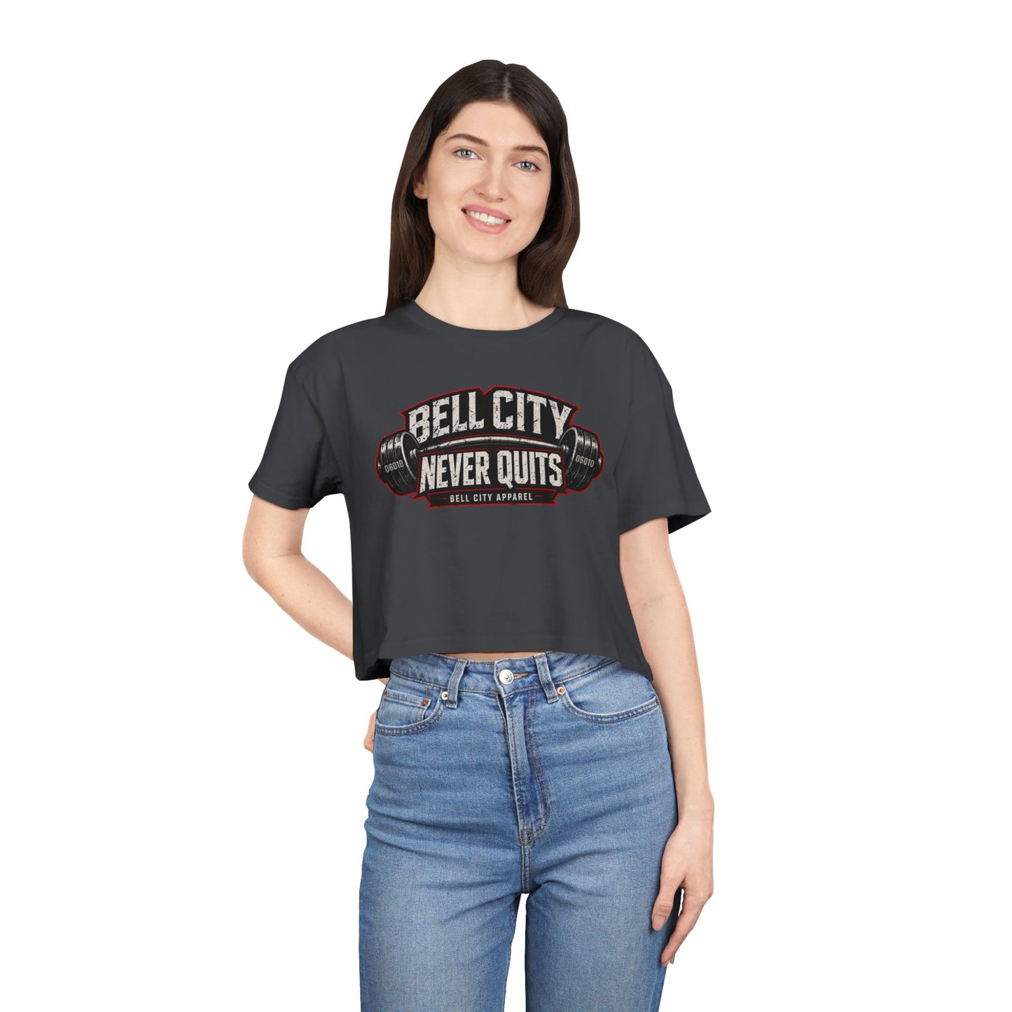 Bell City Never Quits Crop Top
