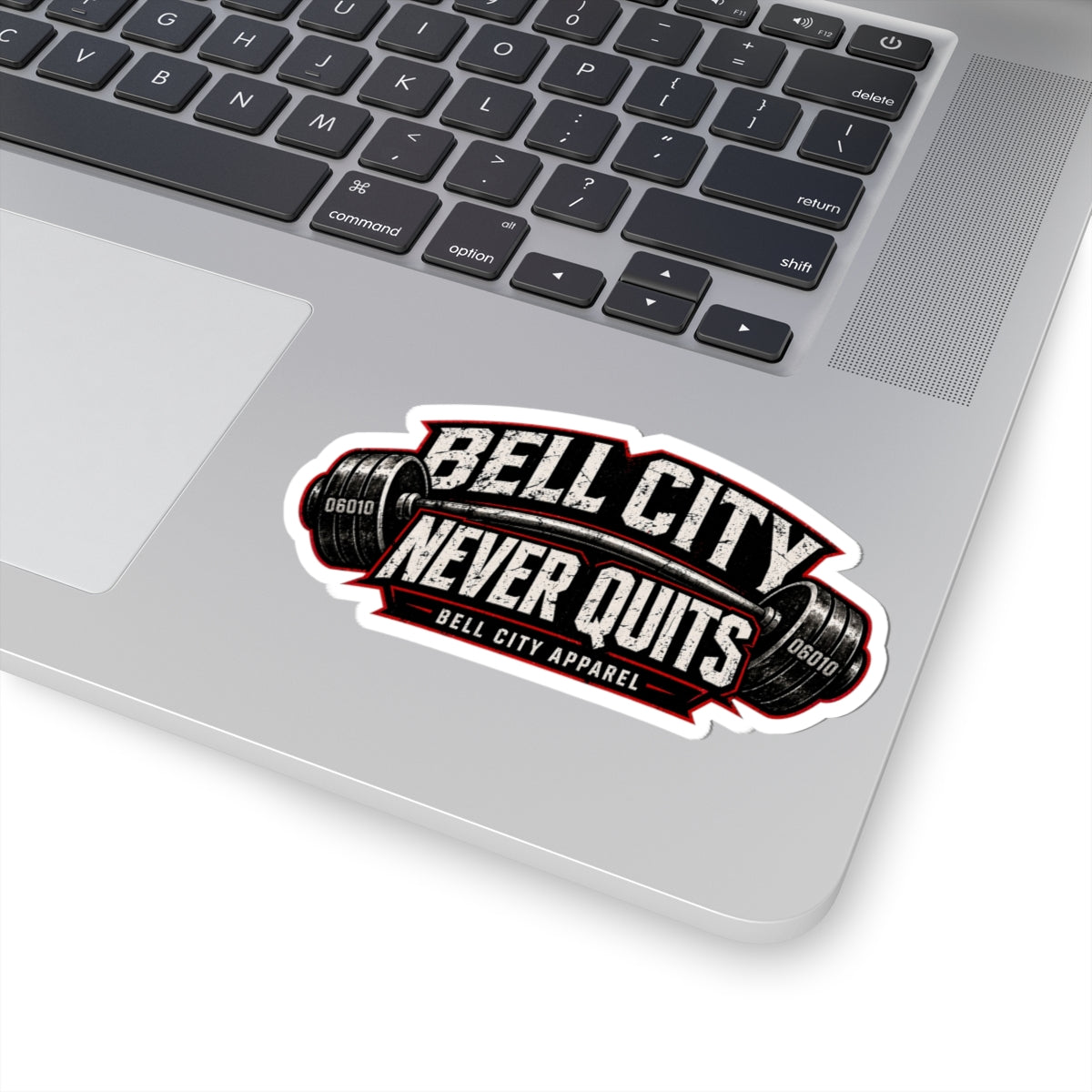 Bell City Never Quits Kiss-Cut Sticker